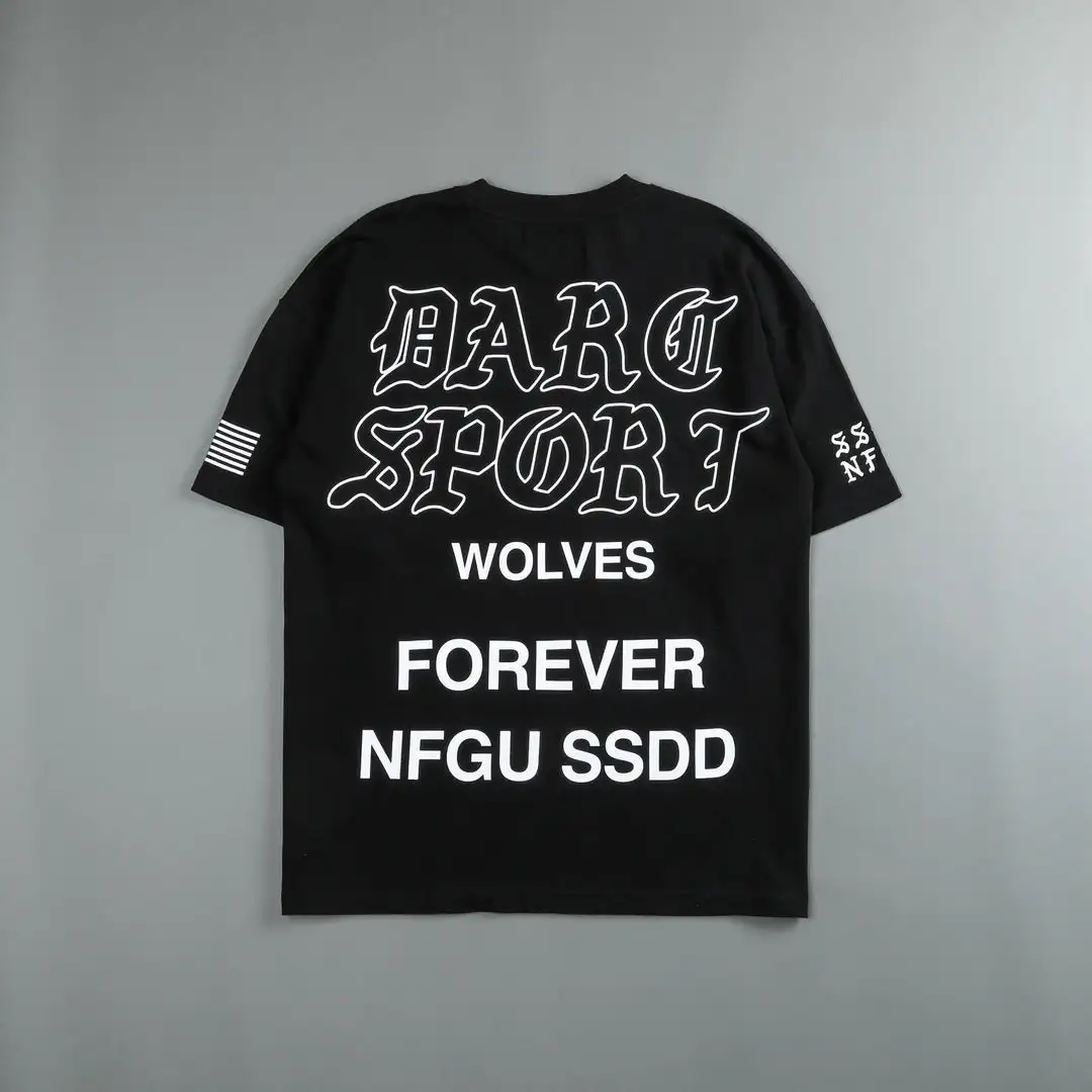

Darc Wolves Sport Oversized Sports T-shirts Gym Fitness Bodybuilding Men Shirts Summer Workout Basketball Darcs Sportswear