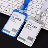Fashion Metal Card Cover Case Bank Business Work Card Holder with ABS Retractable Badge Reel Lanyard Credit ID Card Badge Bag 5