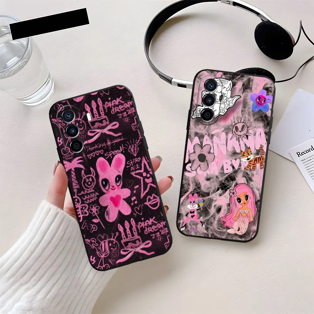 

Phone Sera Case For Huawei Karol-G P50 P30 P40 Manana P10 P20 Lite Mate 40 Pro Plus Psmart Z Bonito 6 7 9 Shell Cover