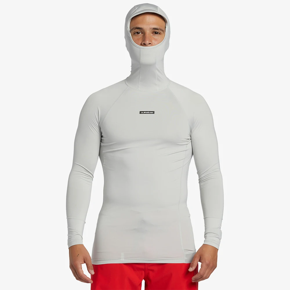 Hoodies Surfing Wear One Piece Cap Diving T-Shirts Tight Long Sleeve Rash Guard Fit Swimwear UV Protection Beach Floatsuit Tops