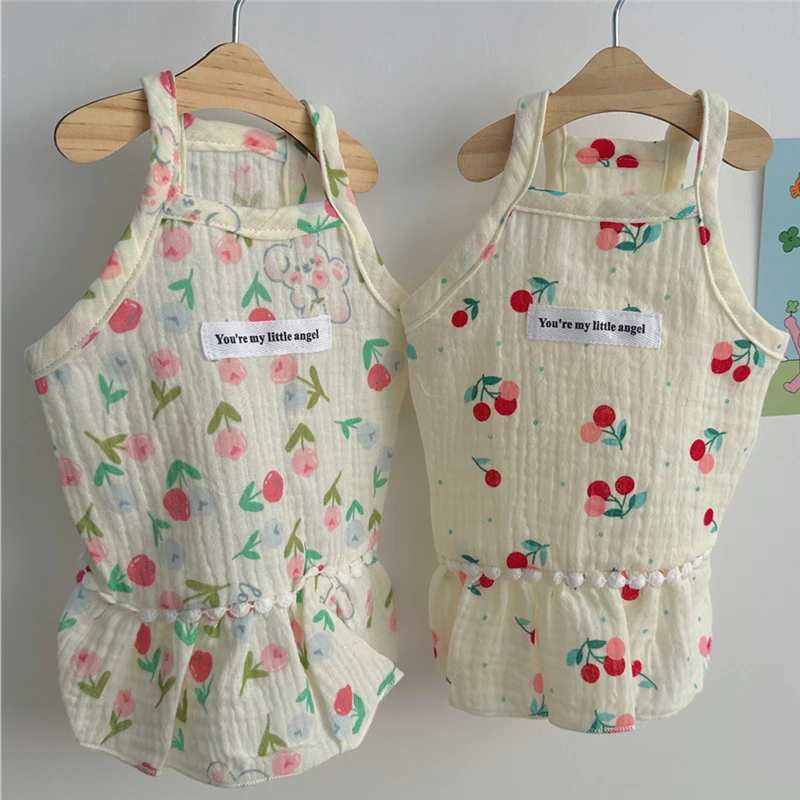 Dog Cat Supplies Cute Summer Dress Skirt