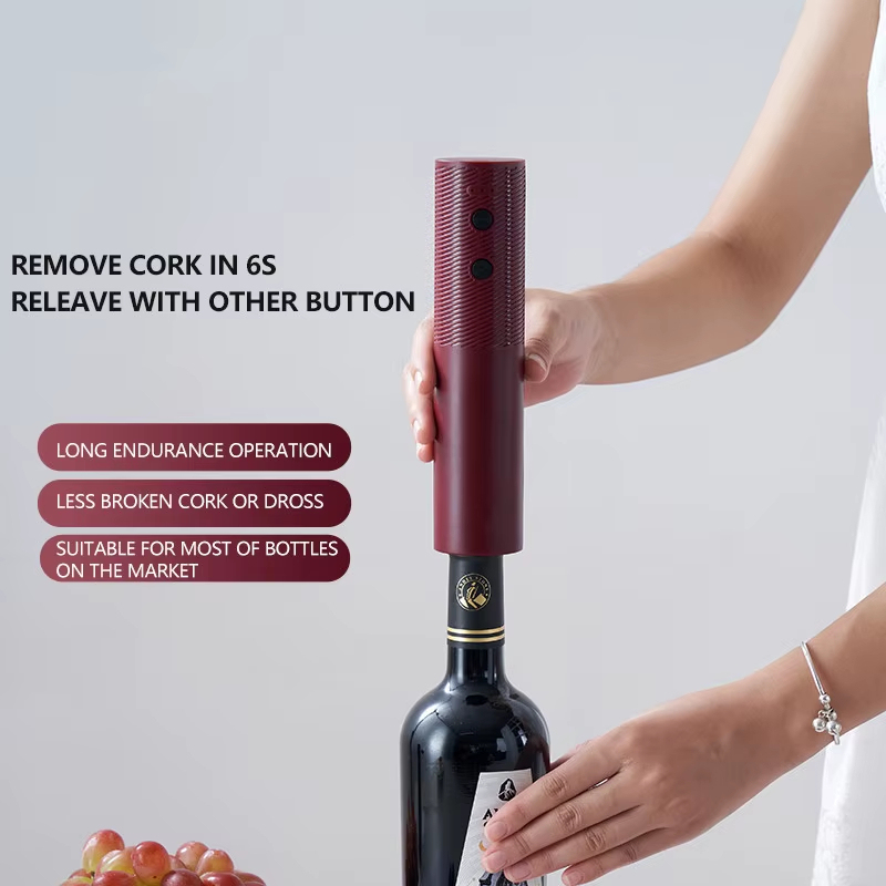 Electric Portable Wine Bottle Opener Usb Charging One-Click Button Compact And Portable For Waiter Women Home Kitchen Party Bar