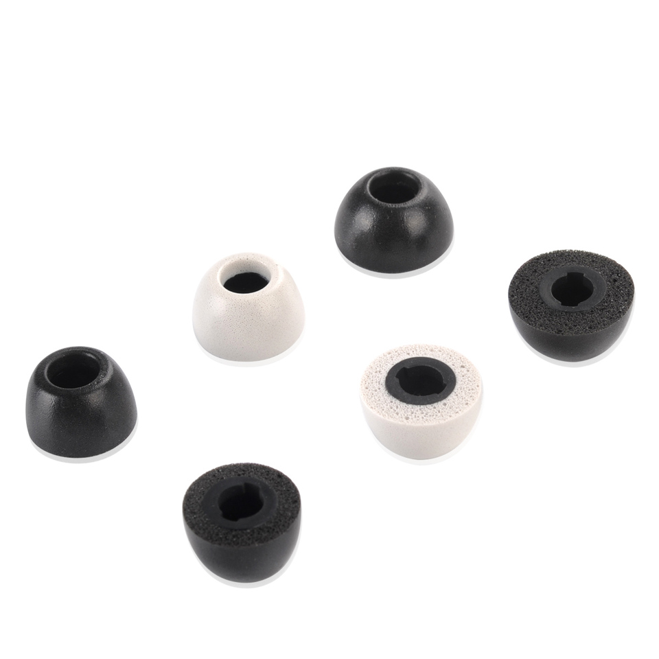 Memory Foam Ear Tips for Oneplus Buds 3 Buds Pro2 Eartips for HAYLOU W1 ANC Edifier X5 Pro Earbuds Tips Anti-Slip Noise Reducing