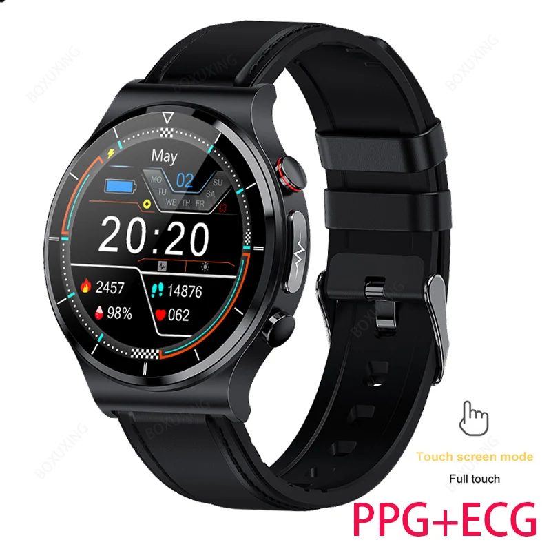 2022 New ECG+PPG Smart Watch Men Blood Pressure Heart Rate Watches IP68 Waterproof Fitness Tracker 1.32" 360*360 HD Smartwatch 