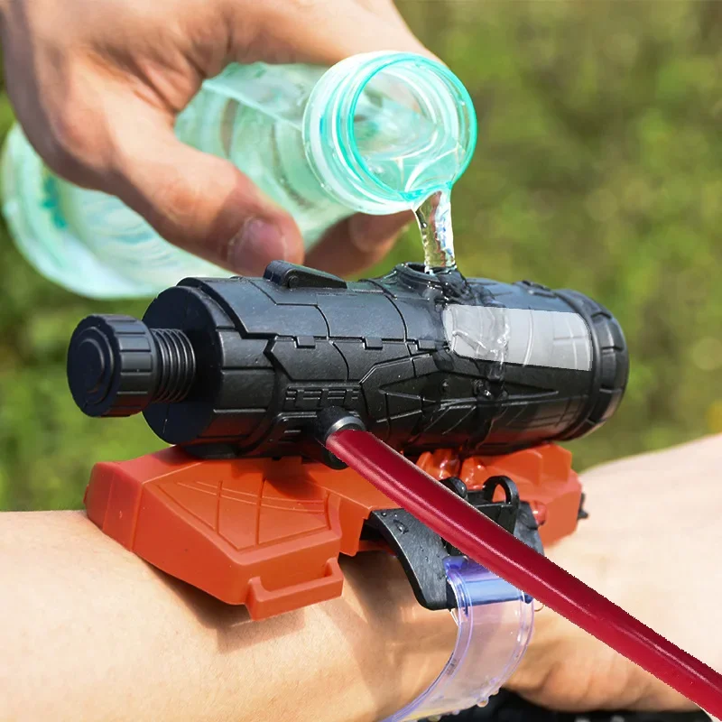 Children's Spider Water Gun Toy Blasters Launcher Press Burst Toys Wearable Arm Launch Role Game Prop 4