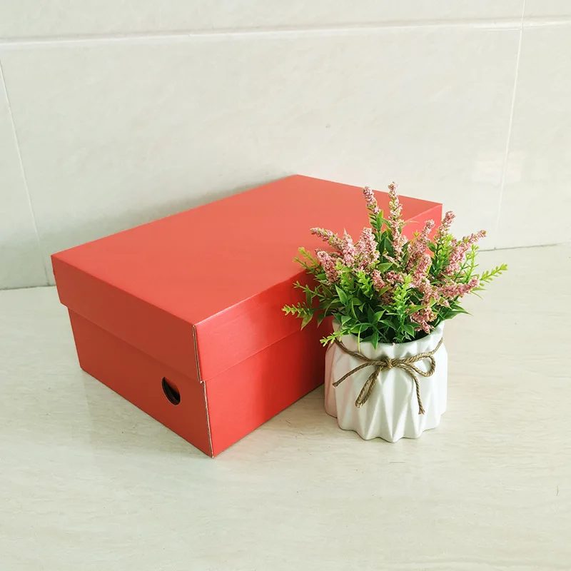 Gift Paper Shoes Boxes – Corrugated Cardboard Shipping Boxes for Packaging, Delivery, M... - SKU MSB09507 - UGI Packaging