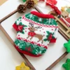 Pet Cute Christmas Rudolph Elk Sweater Dog Autumn and Winter Warm Thread Clothes Happy Cat Wear Clothes 1