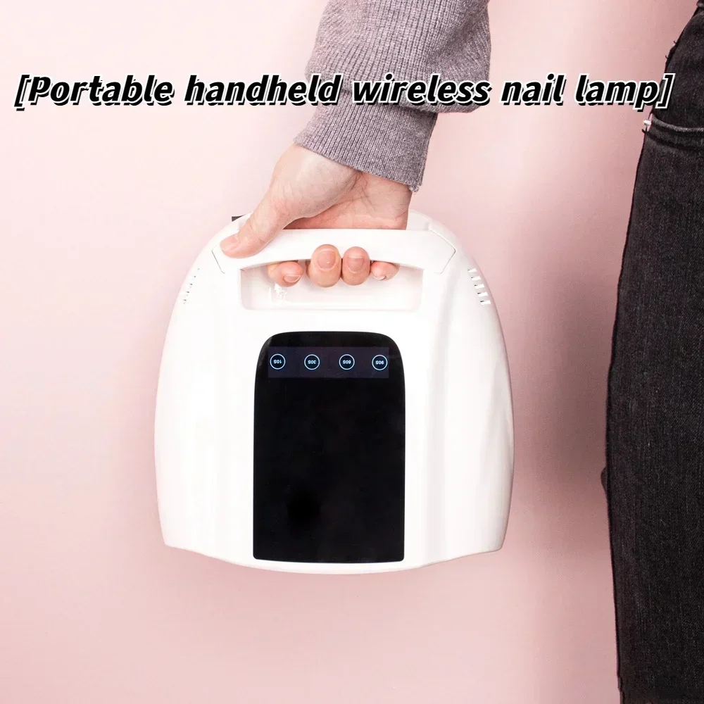 Cosmetics Professional 96W Rechargeable Nail Lamp Wireless UV Led Lamp Gel Polish Nail Drying Manicure Tools Overseas Warehouse 5