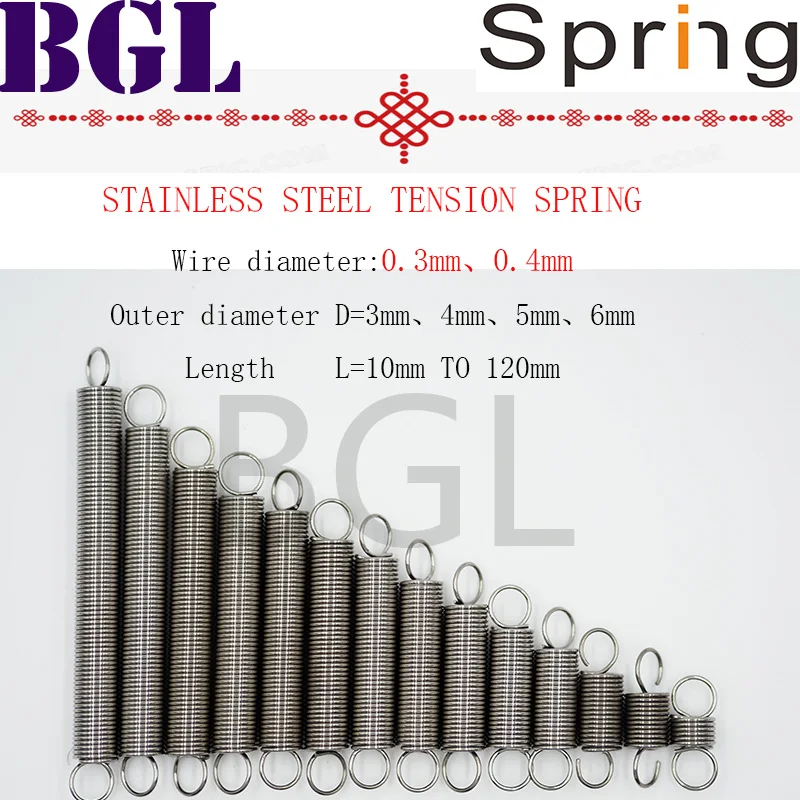 Ressorts de compression Acier inoxydable, 30mm OD, 2mm Fil Diamètre, 20mm Longueur libre, Couleur argent, 10 Pièces