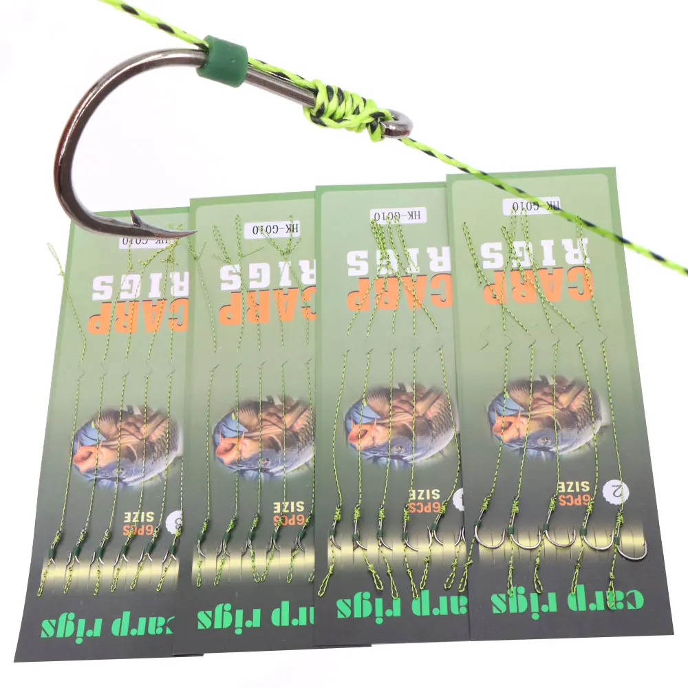 Carp Fishing Accessories Ready Tied Hair Rig For Carp Fishing Tackles