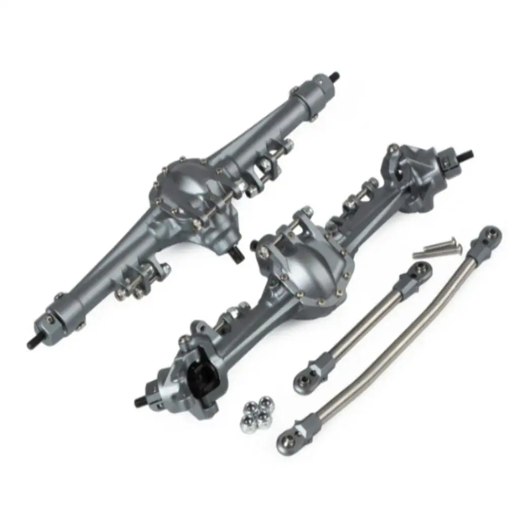 

RCGOFOLLOW Aluminum Alloy Front Rear Axle RC Upgrade Part Rc Front Rear Axle For 1 10 Axial SCX10 RC Car Part RC Car