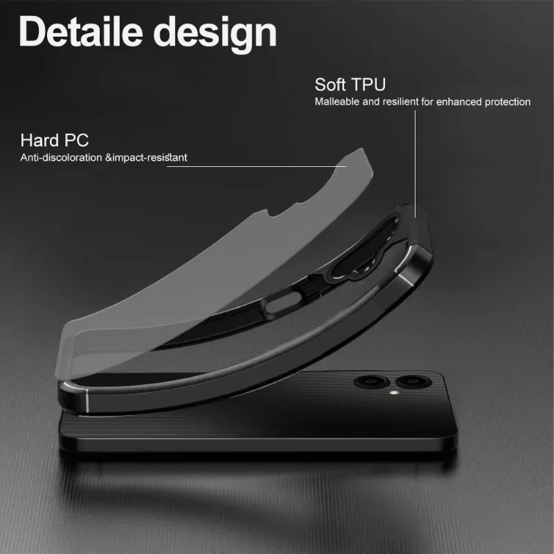 Hybrid Bumper Shockproof Clear Acrylic Phone Case Cover