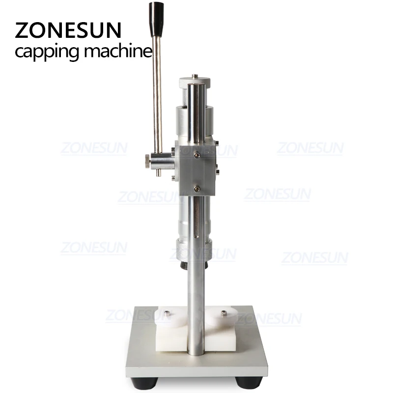 ZONESUN-Perfume Manual Crimping Machine, Metal Collar Cap, Press Capper, Capping Machine, Spray, Seals, ZS-TYG2