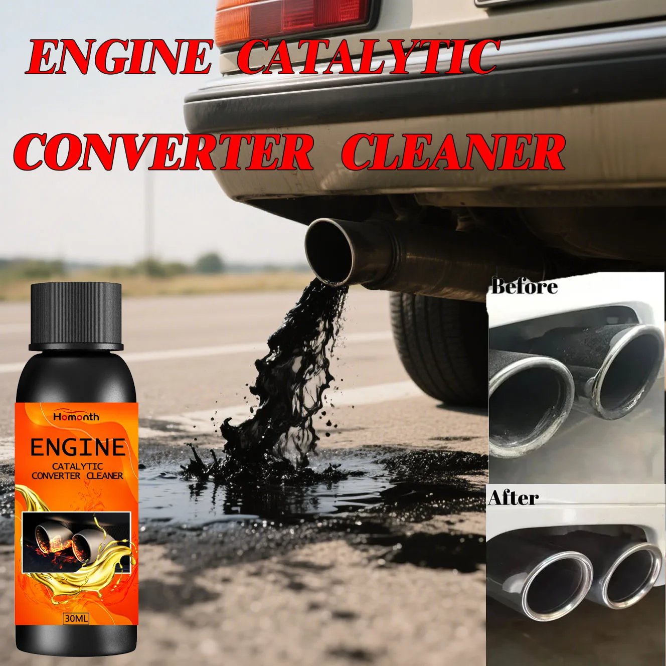 Detergente per convertitore catalitico, rimozione del carbonio, riduzione del consumo di carburante, acceleratore motore per auto diesel F21 # VV - Image 2