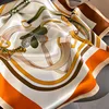 1pcs 70cm Women's Simulated Silk Square Scarf Fashionable and Versatile High-end Scarfs Bag Clothing Accessories Square Scarf 5