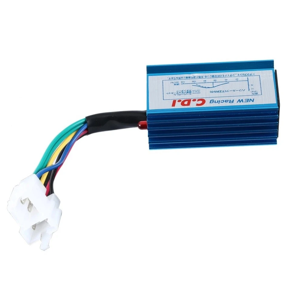 6 Pin Aluminum Alloy Racing CDI AC Box for CG125 Motorcycle 140CC 150cc 200cc Enginen Pit Bike Scooter ATV