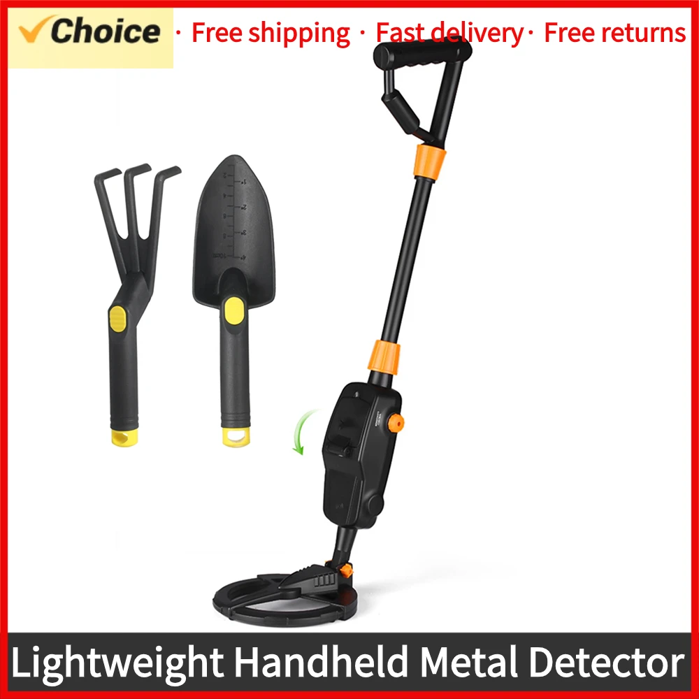 MD1008A Metal Gold Detector Pinpointer Handheld Gold Treasure Underground Metal Detector Tracker Seeker Finder for Adults Kids