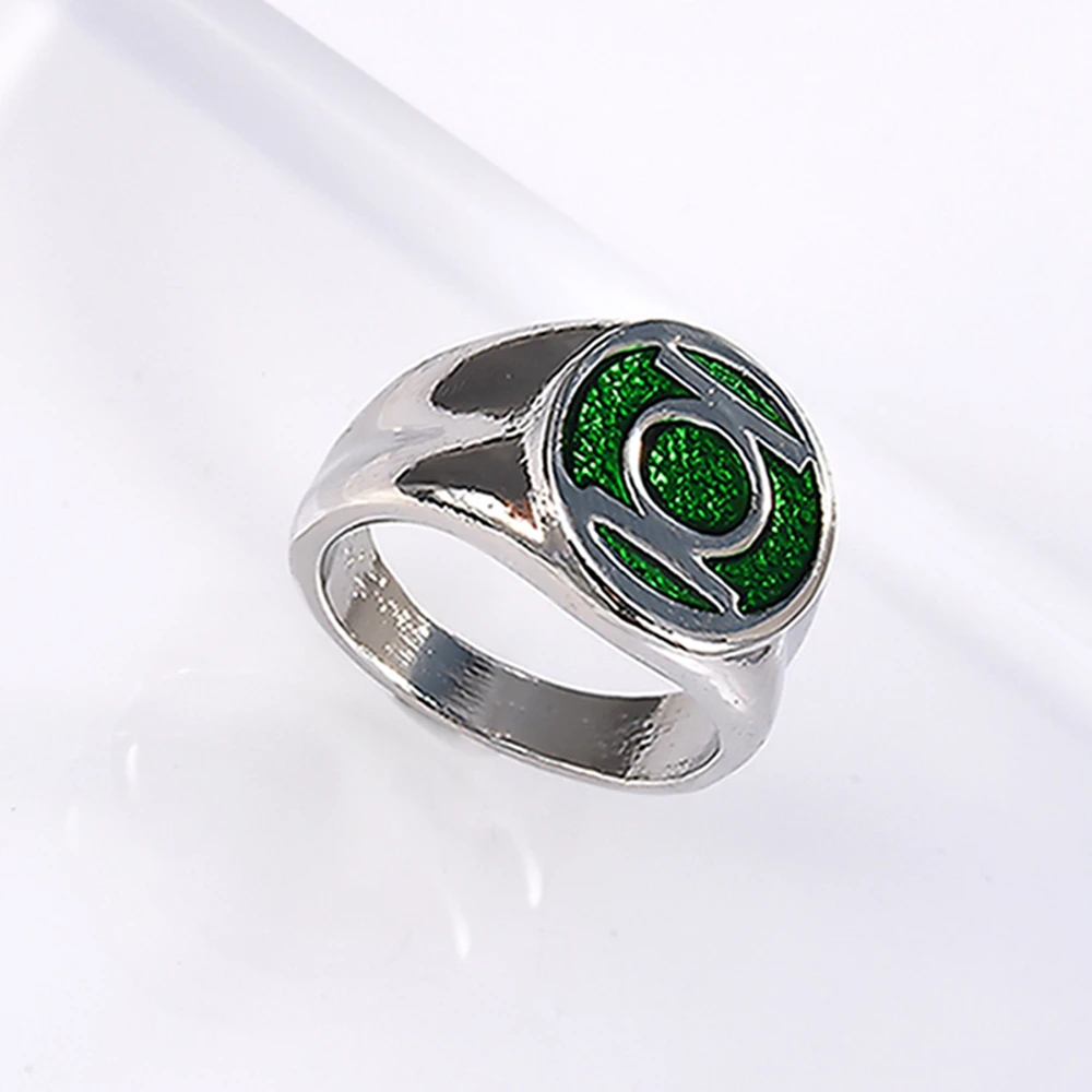Catuni Movie Green Fashion Lantern Ring Jewelry Gifts Accessories for Man Fans Party 4