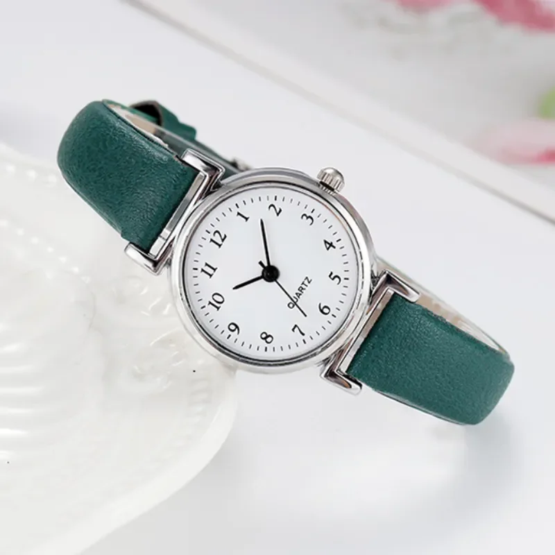 

Hight Quality Brand Quartz Watch Ladies Fashion Small Dial Casual Watch Leather Strap Wristwatch for Women Relojes Para Mujer