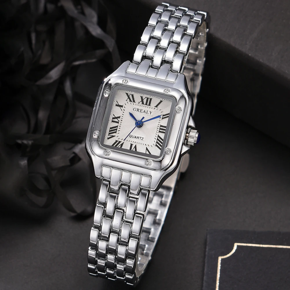 ساعة كوارتز كاجوال عصرية للسيدات، ساعة بحزام من ال...