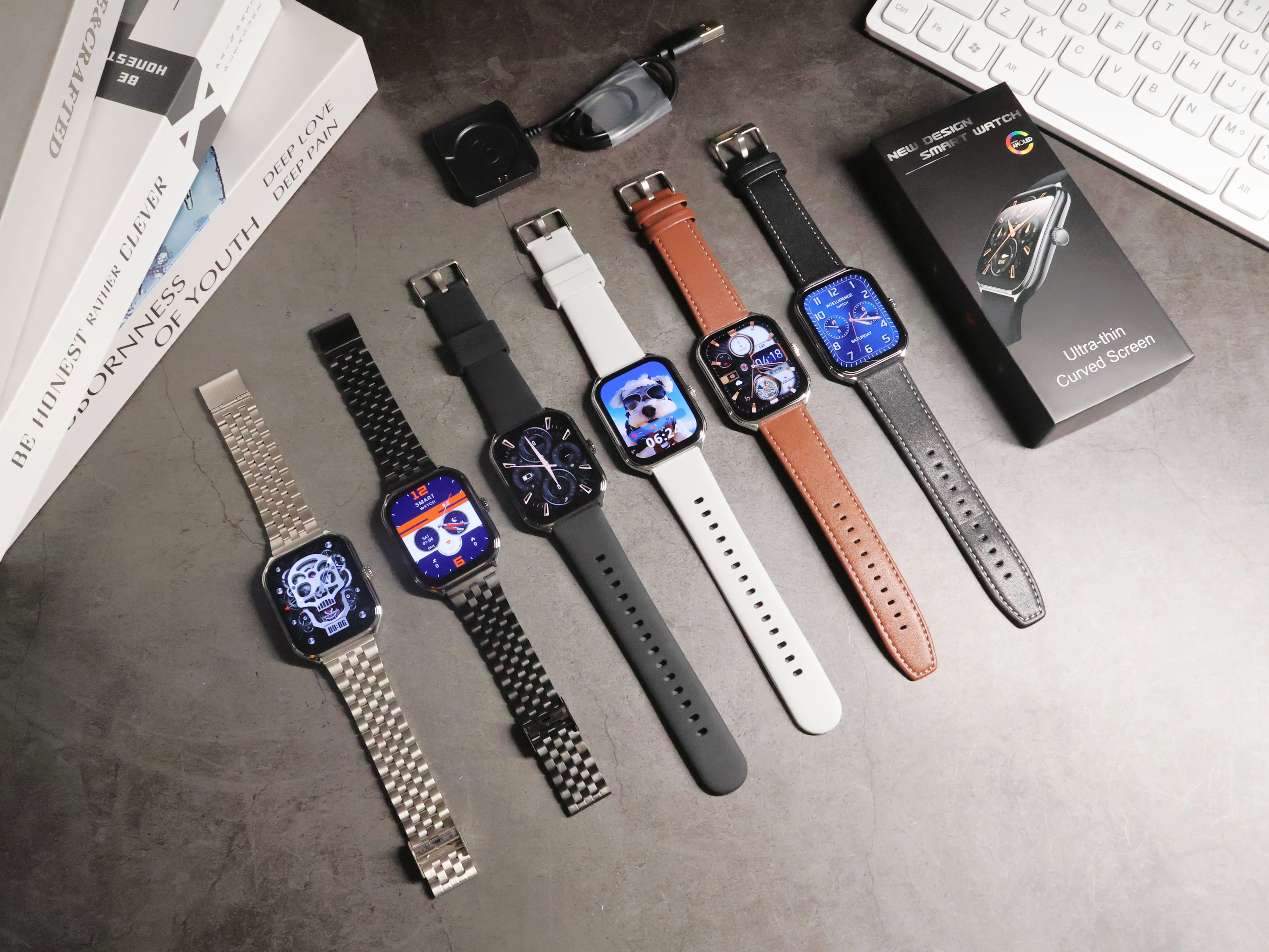 New For Xiaomi Ultra Thin Smart Watch Men 1.96" AMOLED 70+Sports Mode Health Monitor Bluetooth call Waterproof Smart Watch Woman