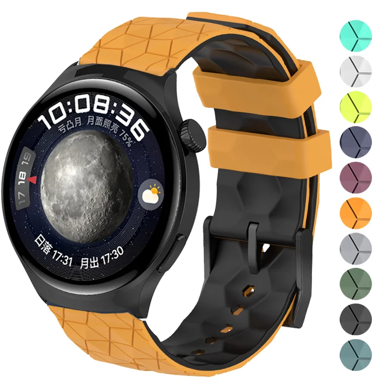 

22MM Silicone Strap For HUAWEI WATCH GT 4 46mm Band GT 4 Pro 3 Ultimate Honor GS 3 Pro Sport Watch Band Rubber Correa Bracelet