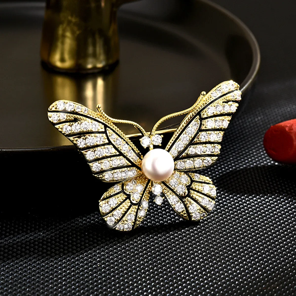 Broche De Mariposa Con Diseño Animal - Aleación De Metal - Ideal Para Personalizar Ropa Y Bolsos