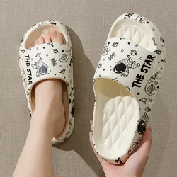 Women's Non-Slip Summer & Indoor Slippers for Shower and Bathroom Use (WHITE)