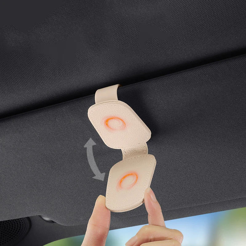 1Pcs 다기능 자동차 선 바이저 보관 클립 안경 홀더 자동차 안경 클립 자동차 선글라스 클립 인테리어 용품