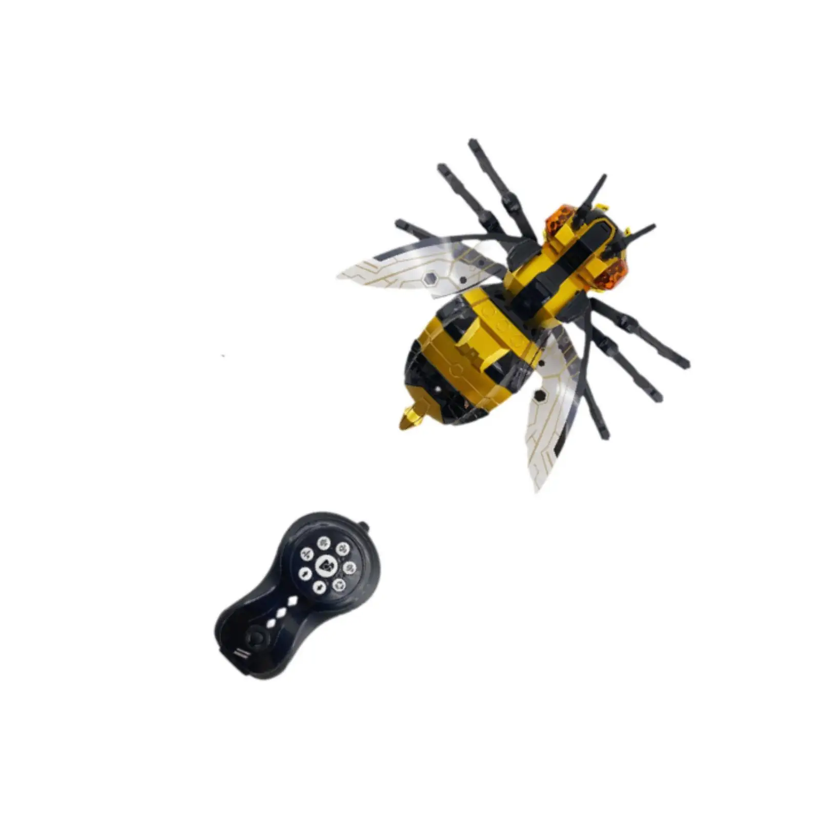 RC Animals Toy Bee Designed with Spray and Light Music for Kids Boys Girls