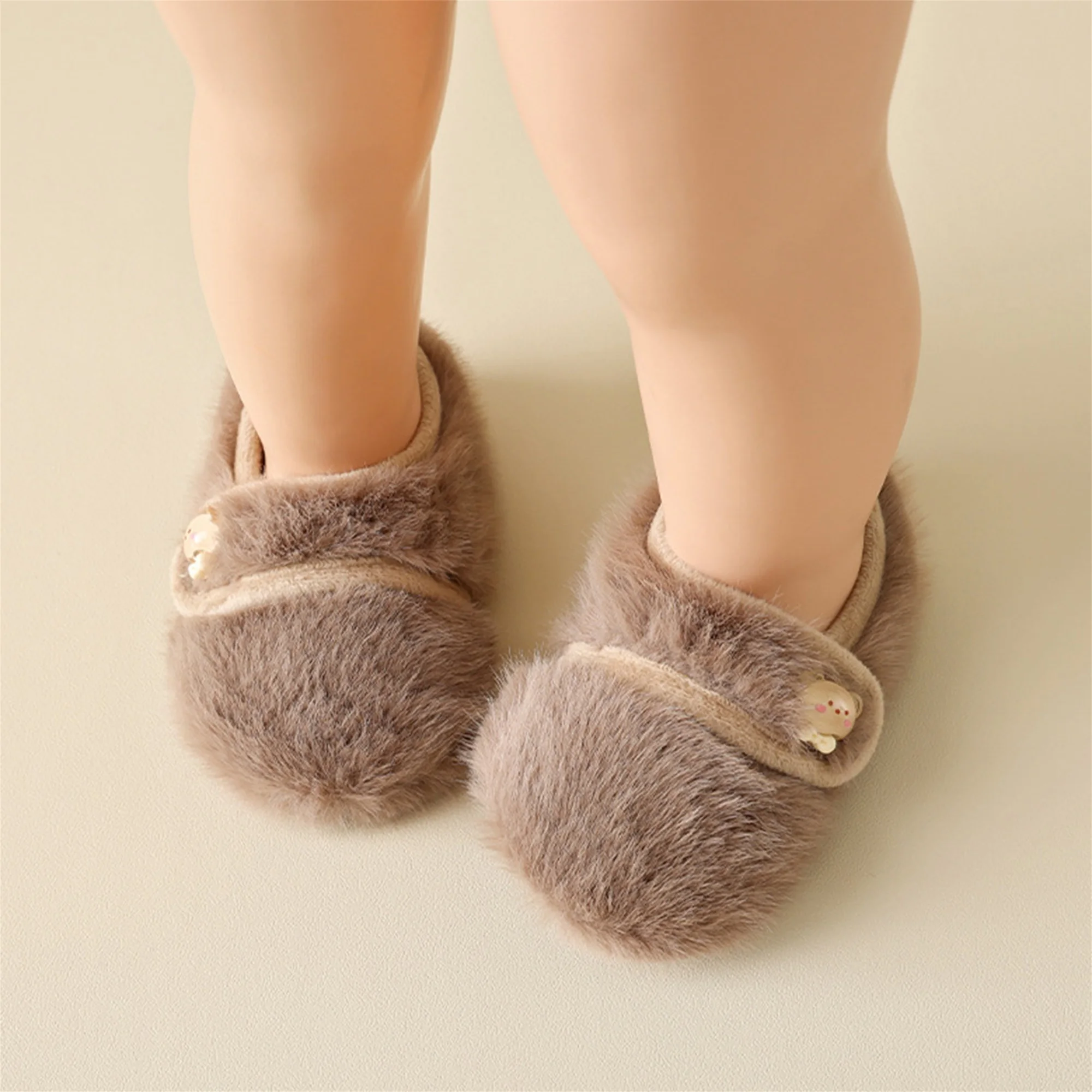 Cute Toddler Winter Boots Cozy Faux Fur Lined Snow Boots for Baby Boys Girls First Steps Non-slip Soft Sole Warm Shoes S15ea27d546f642e8adc92763ed6c13d6z