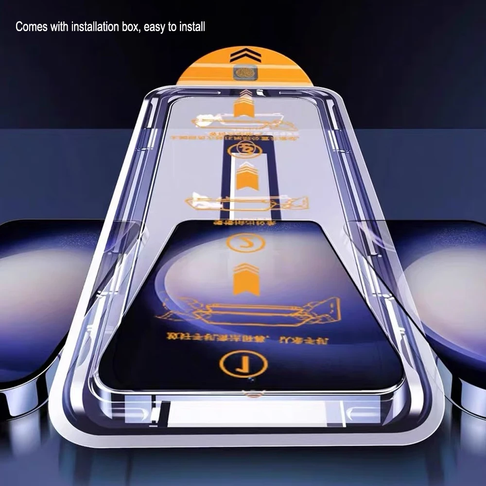 3-Pack Dust-Free Oleophobic Coated Tempered Glass Screen Protectors