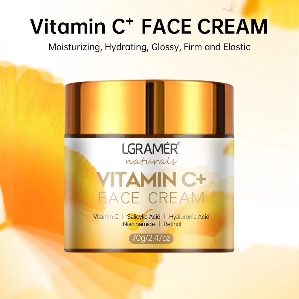 Vitamin C Retinol collagen smoothing wrinkles moisturizing firming hyaluronic acid whitening repair smoothing skin care cream