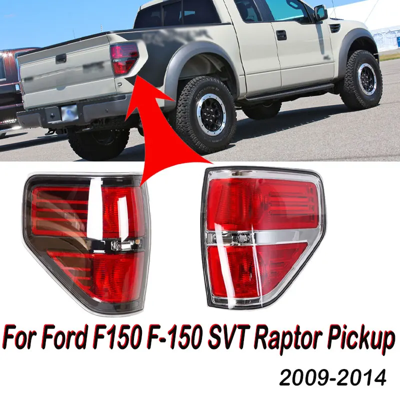 

For Ford F150 F-150 SVT Raptor Pickup 2009-2014 Rear Bumper Tail Light Rear Stop Brake Lamp Rear Turn Signal Fog Lamp Auto Parts