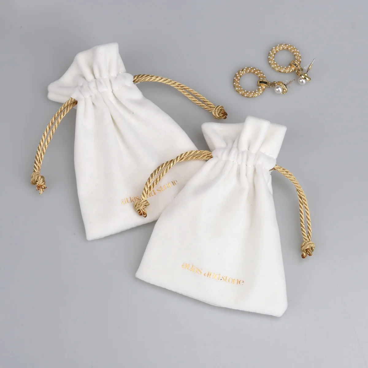 White Yellow Rope Gift bags for packaging8x10cm 9x12cm 10x15cm(4x6in) 13x18cm (5x7in) bags for packaging