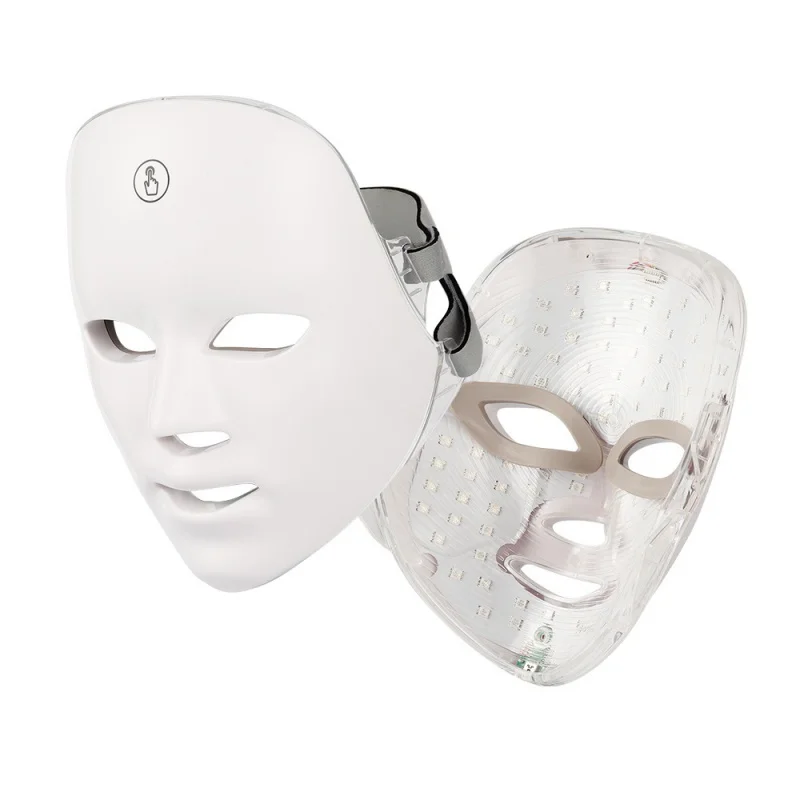 Rechargeable Manual Touch Test Led Beauty Mask Colorful Photon Quantum Sr Beautification Tool Face Beauty Apparatus