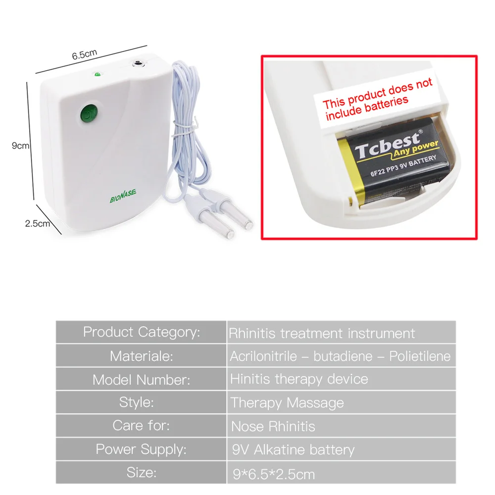BioNase Nose Rhinitis Sinusitis Cure Therapy Nose Massage Hay fever Low Frequency Pulse Laser Runny sneeze treatment Machine nose treatment