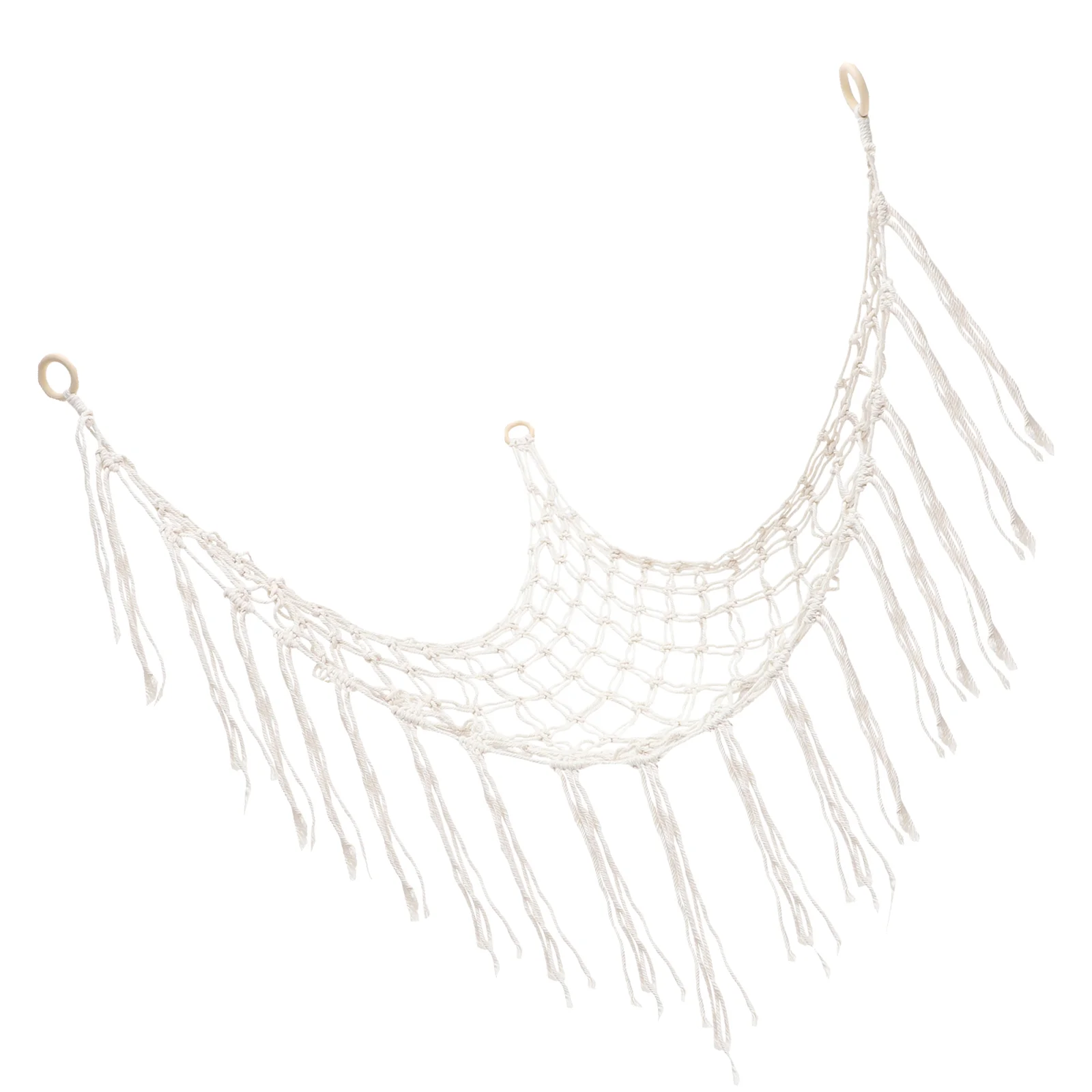 

Stuffed Animal Net Hammock Hanging Macrame Hammock Cotton Storage Hanging Tassel Net Hammock Stuffed Animal Storage Hammock