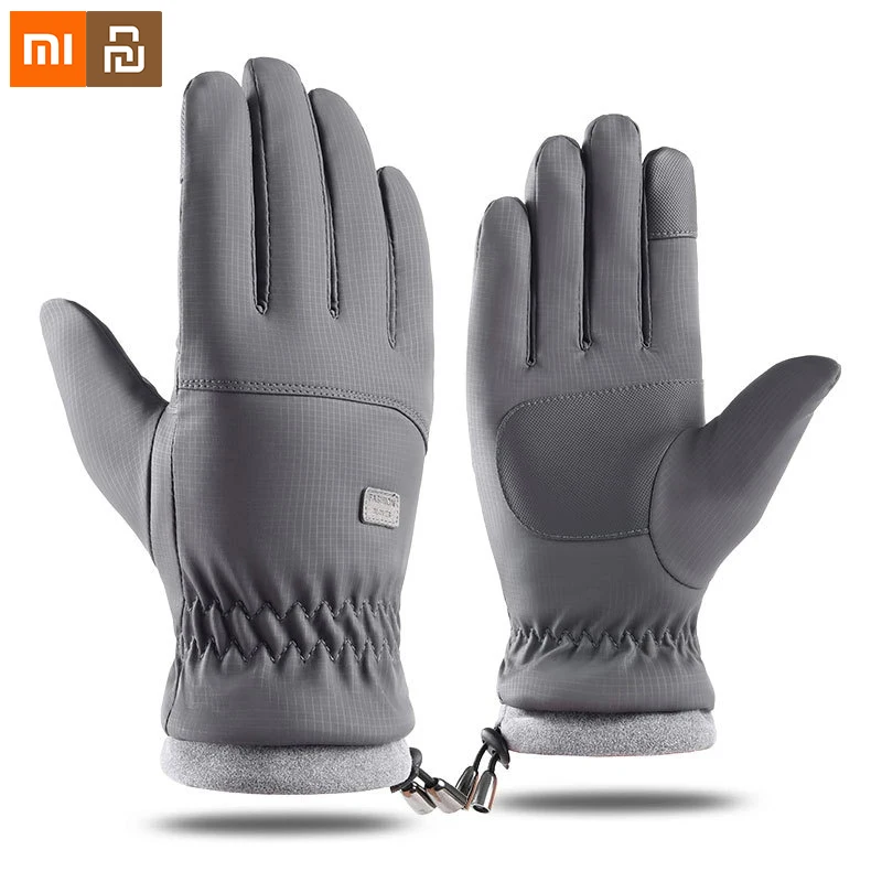 

Xiaomi Youpin Warm Gloves Winter Windproof Finger Gloves Non-slip Sports Cycling Gloves Outdoor Touch Screen Full Finger Gloves
