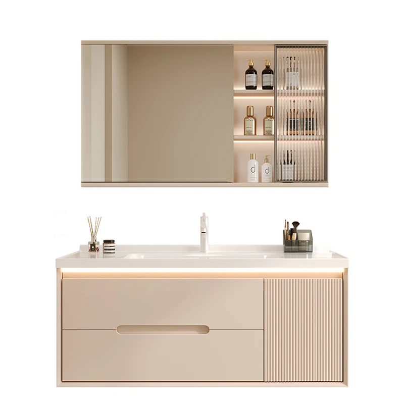 Washbasin Toilet Bathroom Vanities Vintage Partition Vanity Light Bathroom Vanities Mirror Storage Mobiletto Bagno Furniture