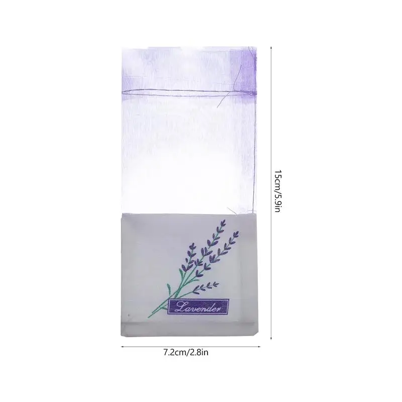 30pcs Empty Sachets Bag Flower Printing Lavender Fragrance Sachet Bags for Dry Flowers Storage Fragrance Lavender Sachet Bag