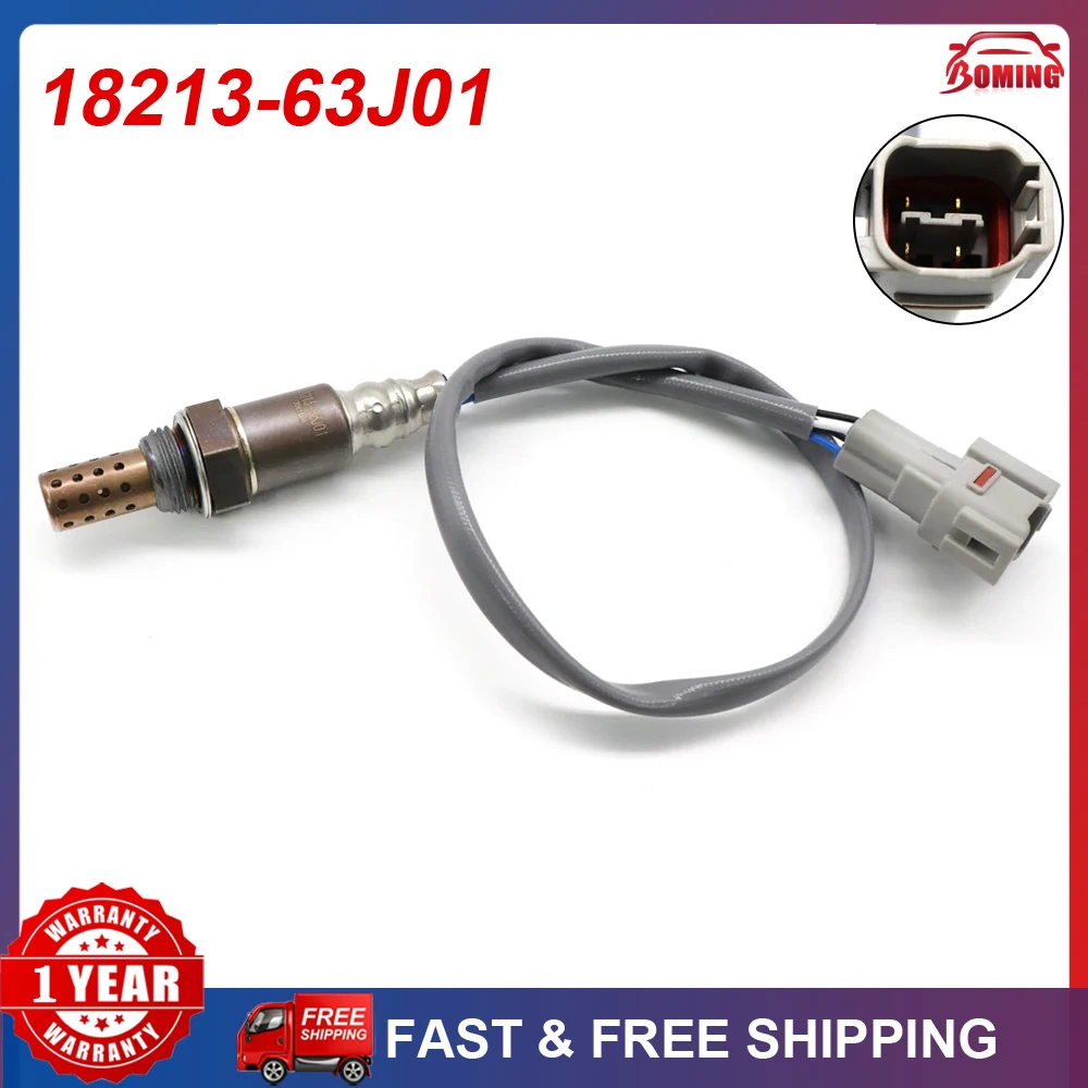 

18213-63J01 автомобильный воздушный топливный коэффициент кислорода O2 лямбда-датчик для Suzuki Liana 1.6L Ignis Swift III 1.3L 1.5L Wagon 1.3L SX4 1821363J01