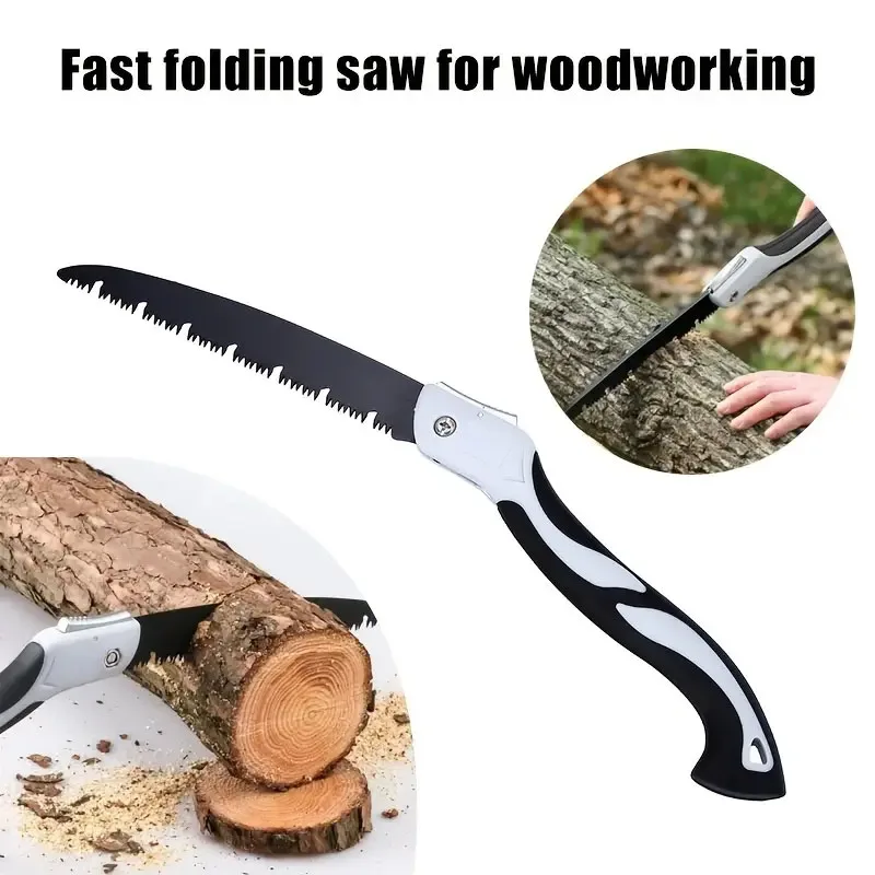 Folding Saw Woodworking Folding hacksaw Portable Household Hand Saw Dry Wood Pruning Tree Chopper Knife Hand Tools