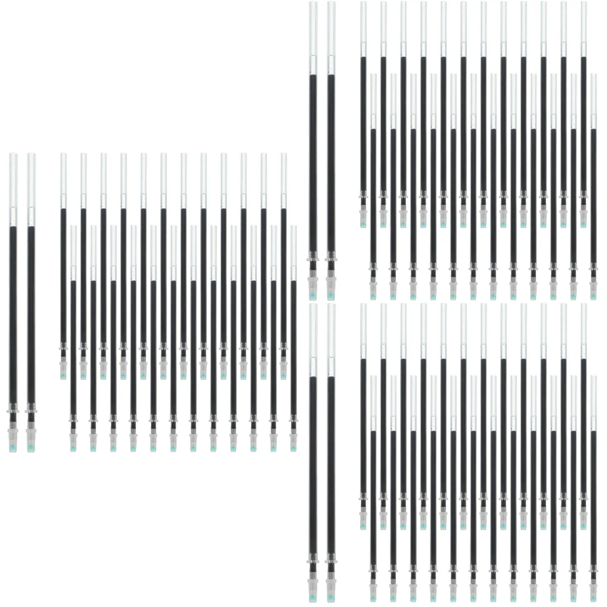 

300 шт. шариковые ручки, гелевые, тонкая замена, практичные маркировочные стержни, жидкие чернила для замены, для офиса