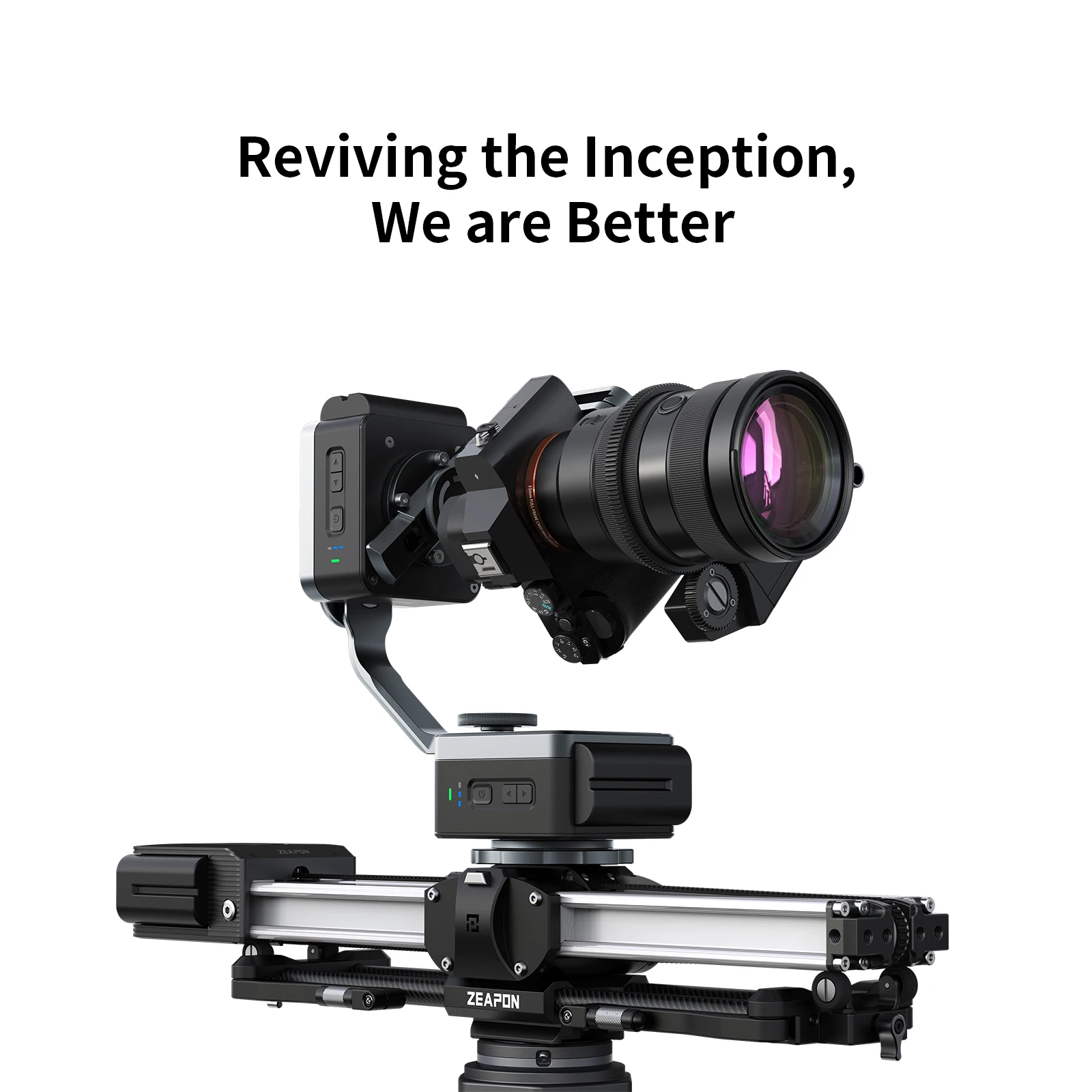 ZEAPON PONS PT Pan and Tilt Head motorized pan, camera slider micro3 and axis compatiable