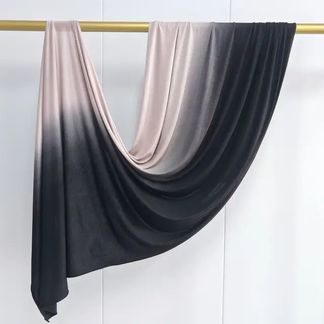 107774-4b9581.jpg Nouveau Hijabs en Jersey dégradé Double face pour femmes, écharpe en coton pour femmes, enveloppes et châles, bandeau musulman, Turban islamique