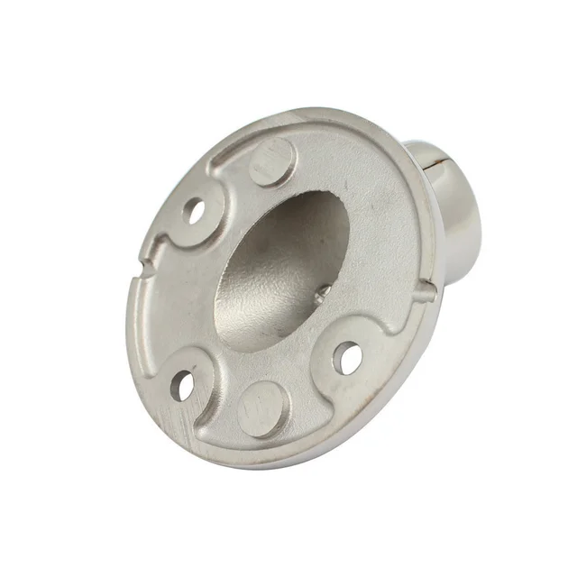 Base De Tube Rond 45° En Acier Inoxydable 316 - Raccord Main Courante Bateau 25mm - Qualité Marine