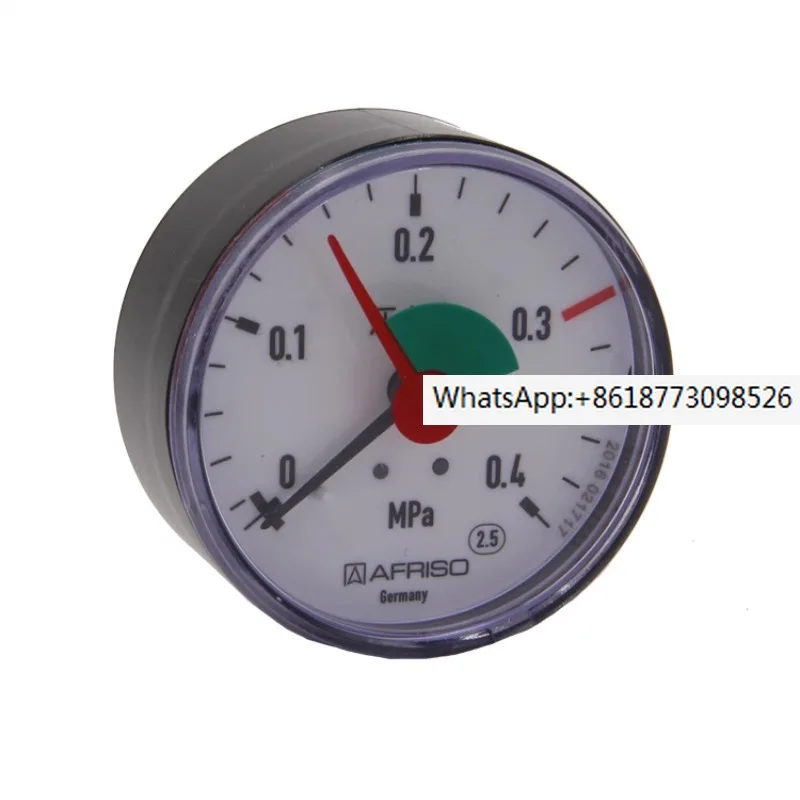 

German Fisso AFRISO pressure gauge HZ 63 0/0.4Mpa R1/4 rad/ax Kl. 2.5