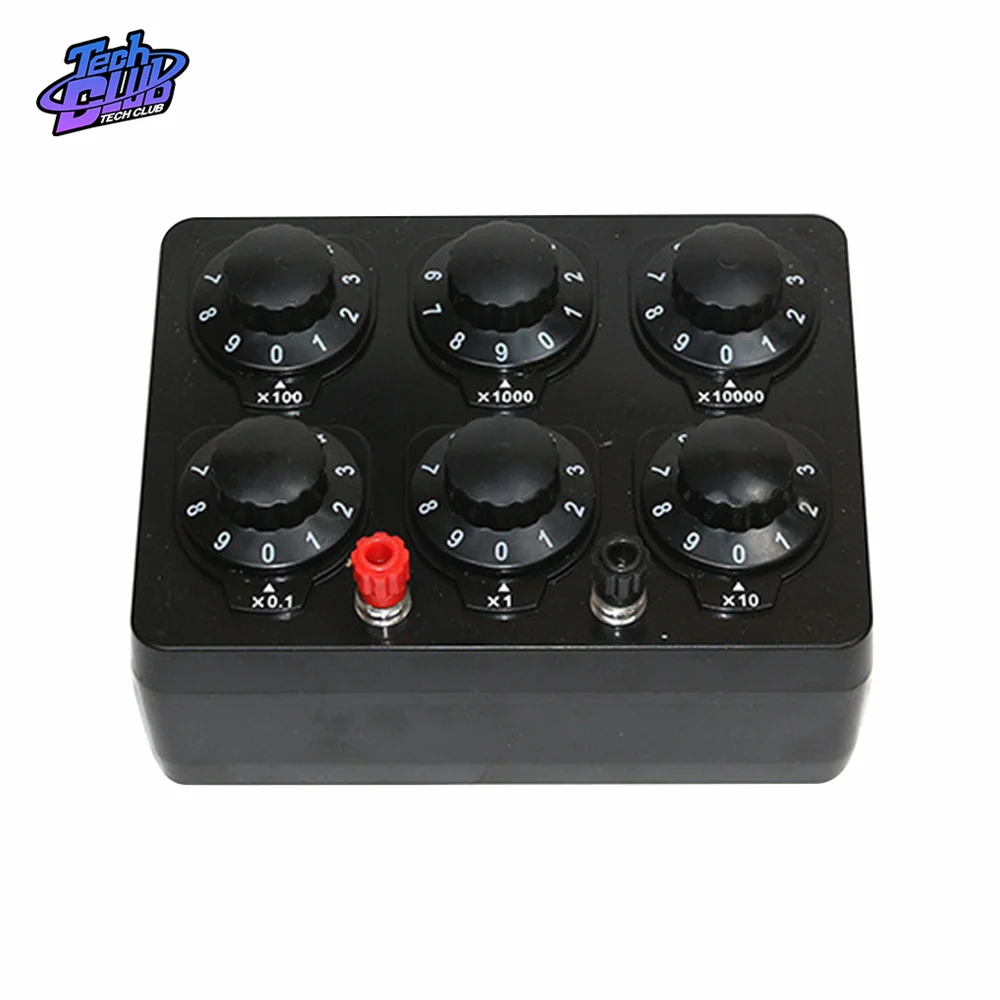 Resistance Box 0-99999.9 Ohm Simple Resistance Box Decade Resistor Teaching Instrument Power Tool Accessories