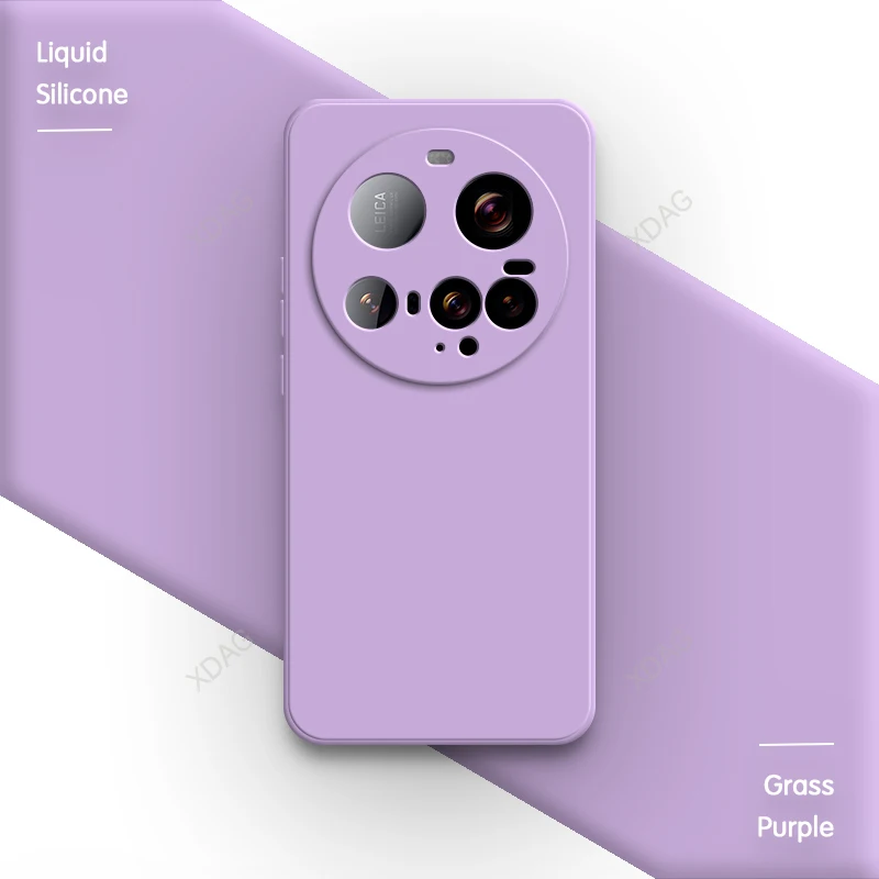 Premium Square Silicone Phone Case - Classic High-Quality Back Cover